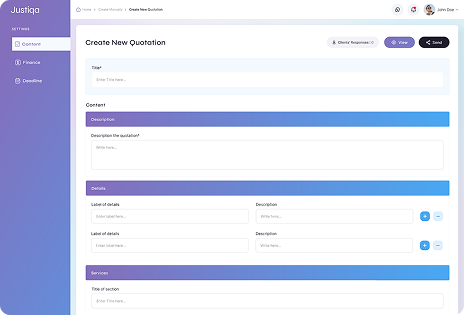 Creating a Customer Quotation